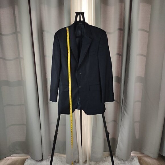 Jones New York Dark Blue Men's 2 Button Wool Blend Suit Jacket Size 38L - Picture 5 of 13